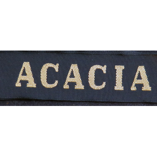 MARINE : bande de bachi de marin "ACACIA" longueur 65 cm fils dorés