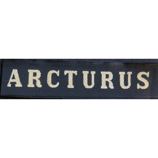 MARINE : bande de bachi de marin "ARCTURUS" longueur 65 cm fils dorés