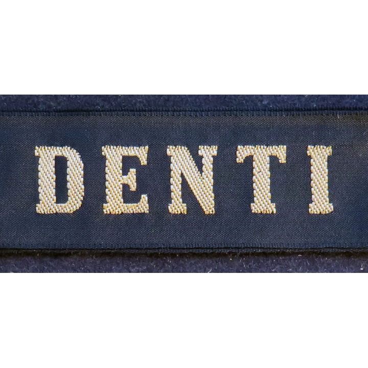 MARINE : bande de bachi de marin "DENTI" longueur 65 cm fils dorés