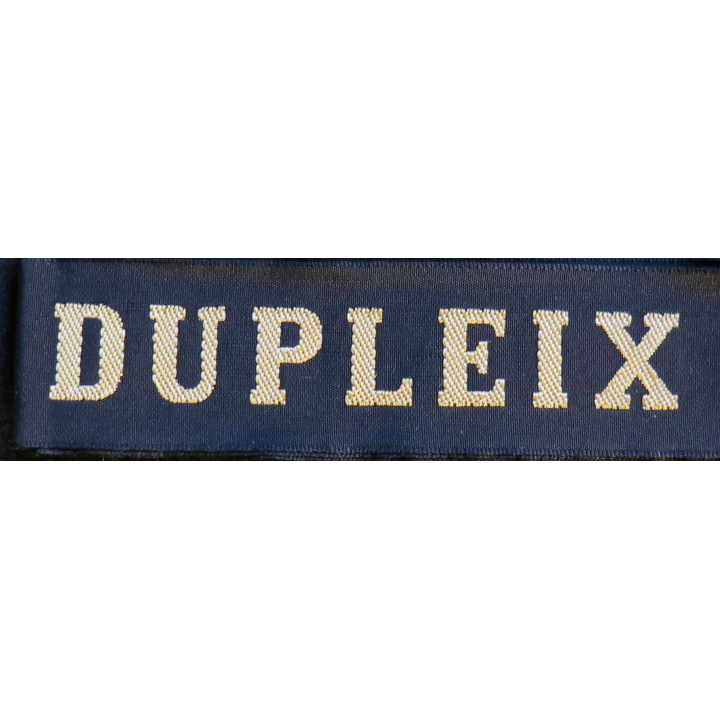 MARINE : bande de bachi de marin "DUPLEIX" longueur 65 cm fils dorés