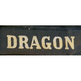 MARINE : bande de bachi de marin "DRAGON" longueur 65 cm fils dorés