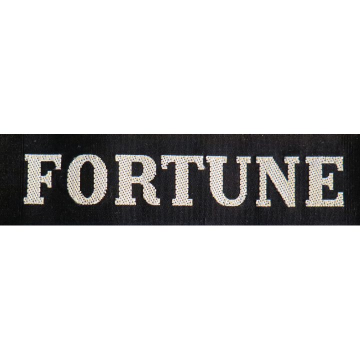 MARINE : bande de bachi de marin "FORTUNE" longueur 65 cm fils dorés