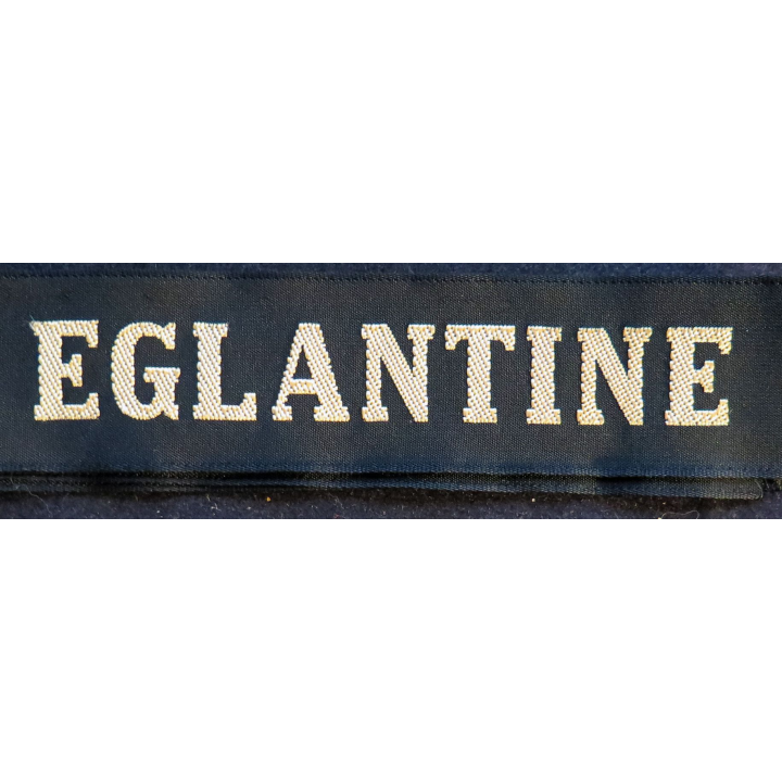 MARINE : bande de bachi de marin "EGLANTINE" longueur 65 cm fils dorés