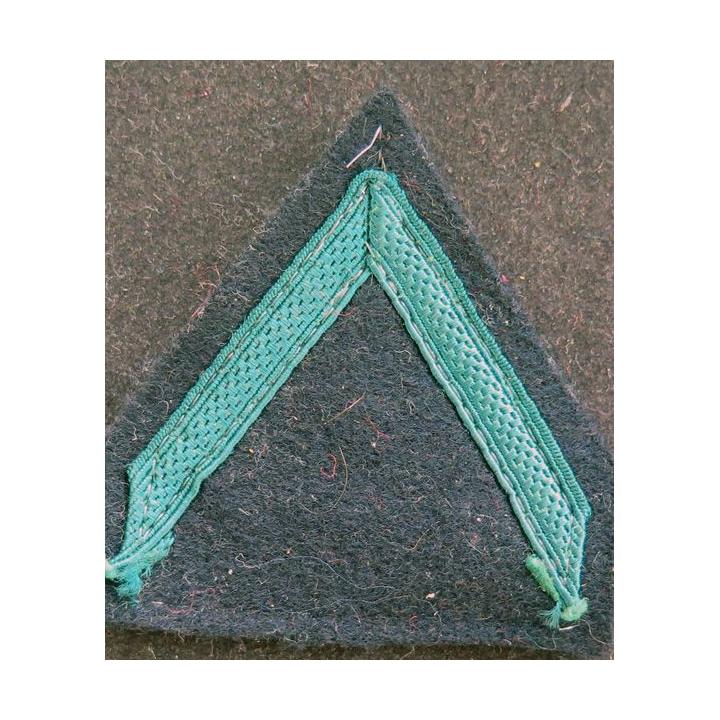 Galon de 1° Classe de la Légion étrangère vert sur fond bleu noir
