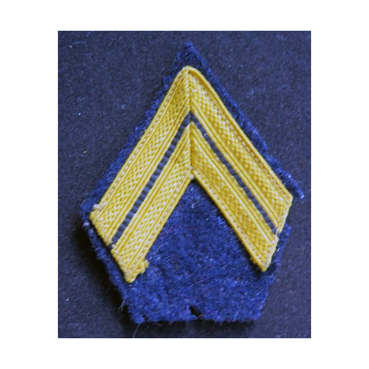 Galon de sergent d'active jonquille de chasseurs alpins