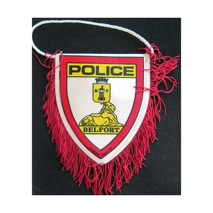 Fanion 9 x 11 cm de la Police de Belfort