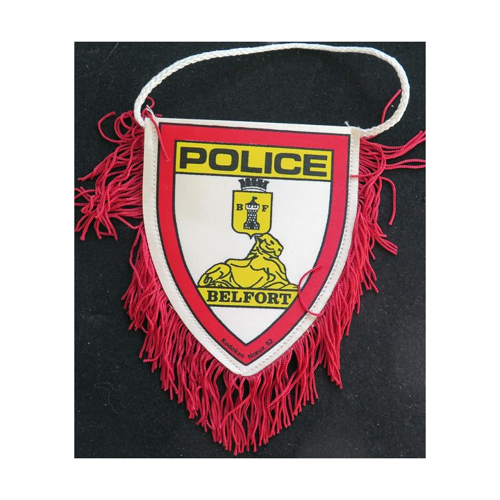 Fanion 9 x 11 cm de la Police de Belfort