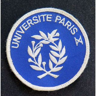 Insigne tissu de l'Université Paris X diamètre 8 cm