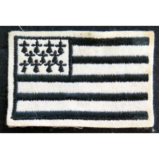 Insigne tissu du drapeau breton 9 x 5,5 cm