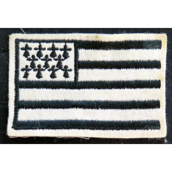 Insigne tissu du drapeau breton 9 x 5,5 cm