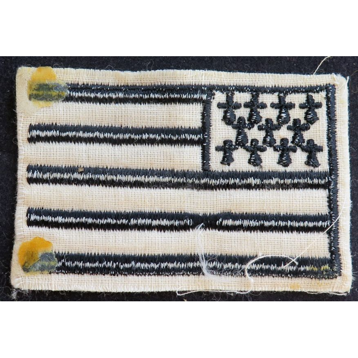 Insigne tissu du drapeau breton 9 x 5,5 cm