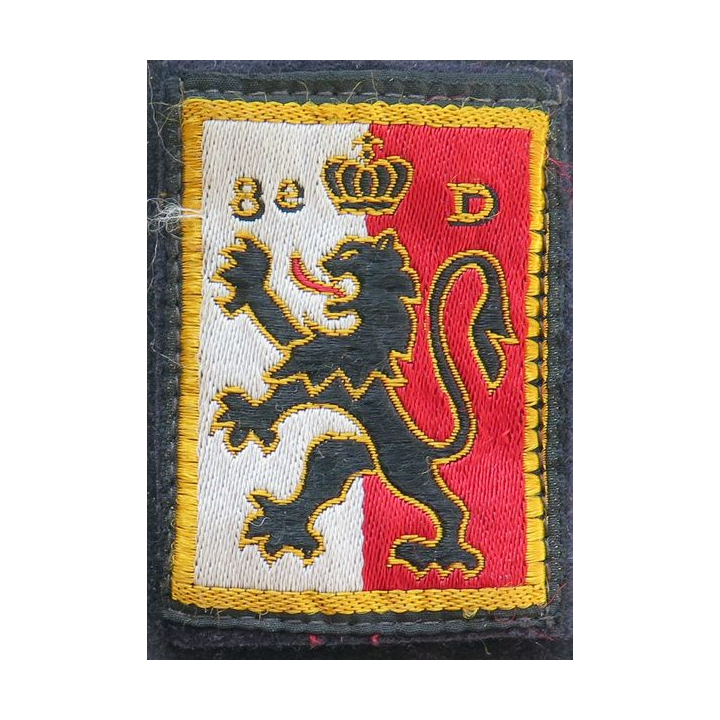 8° DI : insigne tissu de la 8° divission d'infanterie avec chiffre 8° D