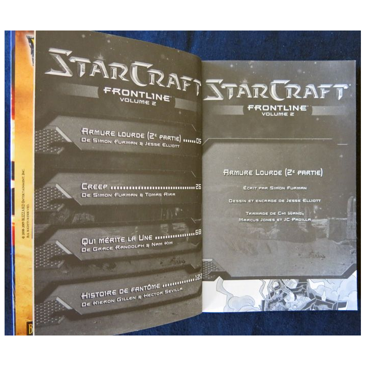 Manga Starcraft frontline Vol. 2 de Simon Furman aux Editions Soleil Manga