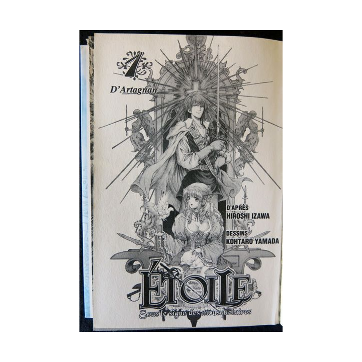 Manga Etoile  sous le signe des mousquetaires de Hiroshi Izawa aux Editions Tonkam 2009