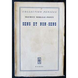Sens et non sens de Maurice Merleau-Ponty aux Editions Nagel 1958