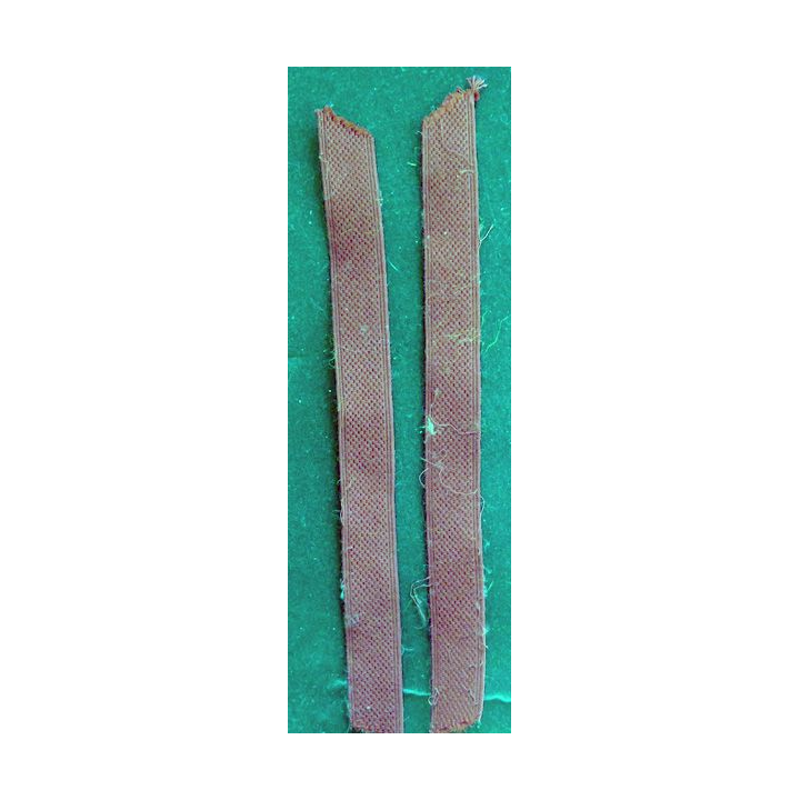 Paire de galons de manche de 1° classe de la marine nationale 