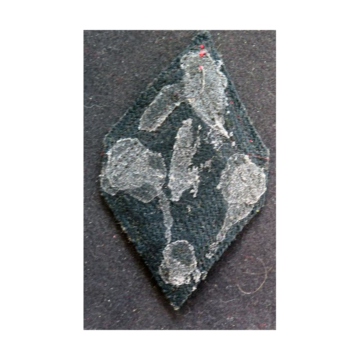 LOSANGE DE BRAS MODÈLE 45 : Écusson de canonnier de 1° classe du 60° RA régiment d'artillerie
