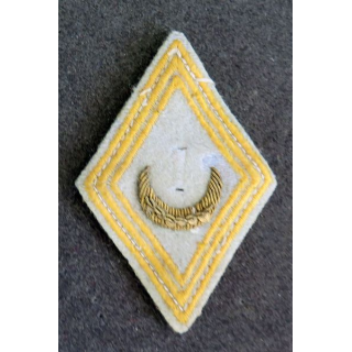 LOSANGE DE BRAS MODÈLE 45 :  1° régiment de tirailleurs algériens en cannetille (manque le 1 métallique)