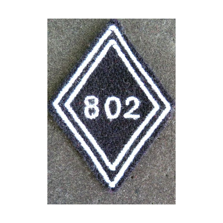 LOSANGE DE BRAS MODÈLE 45 : 802° GRET groupe régional d'exploitation des transmissions