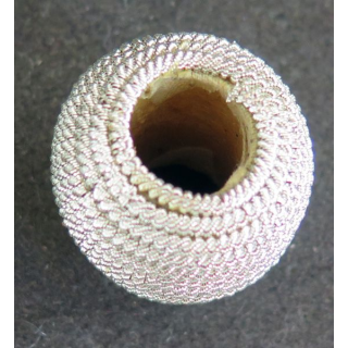 Olive argentée pour plumet 3,5 x 3 cm