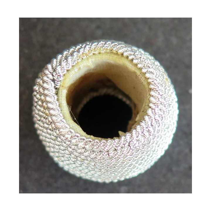 Olive argentée pour plumet 3,5 x 3 cm