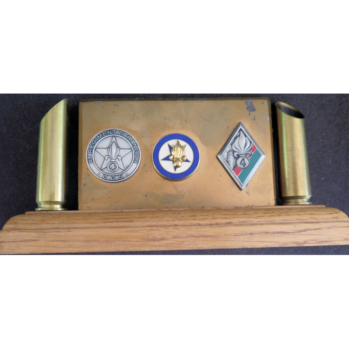 Porte stylo de la Légion étrangère du 4° régiment étranger d'infanterie 