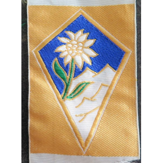 17° BA : insigne tissu  de la 17° brigade alpine 1963 - 1976