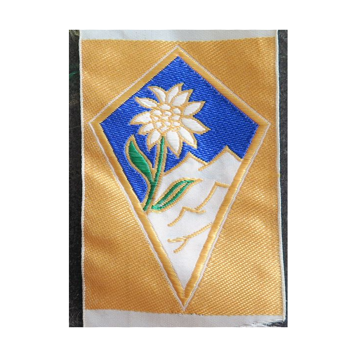17° BA : insigne tissu  de la 17° brigade alpine 1963 - 1976