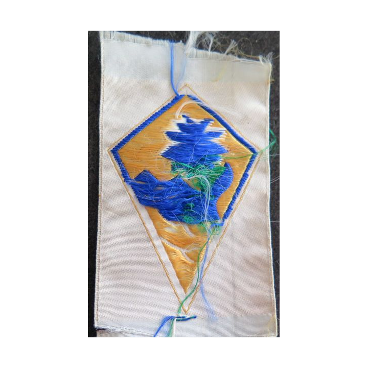 17° BA : insigne tissu  de la 17° brigade alpine 1963 - 1976
