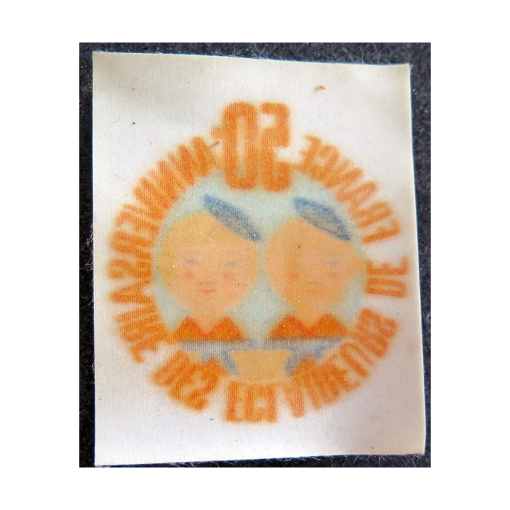 Insigne thermocollant (?) du 50° anniversaire des éclaireurs de France 5 x 6 cm