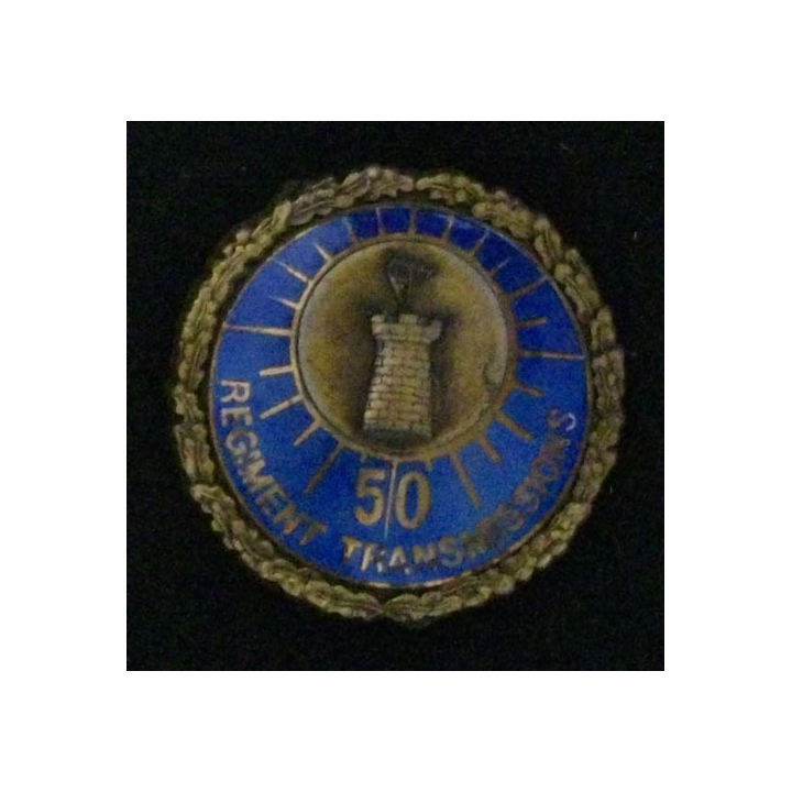 50° RT : 50° RÉGIMENT DE TRANSMISSIONS RELIEF ÉMAIL