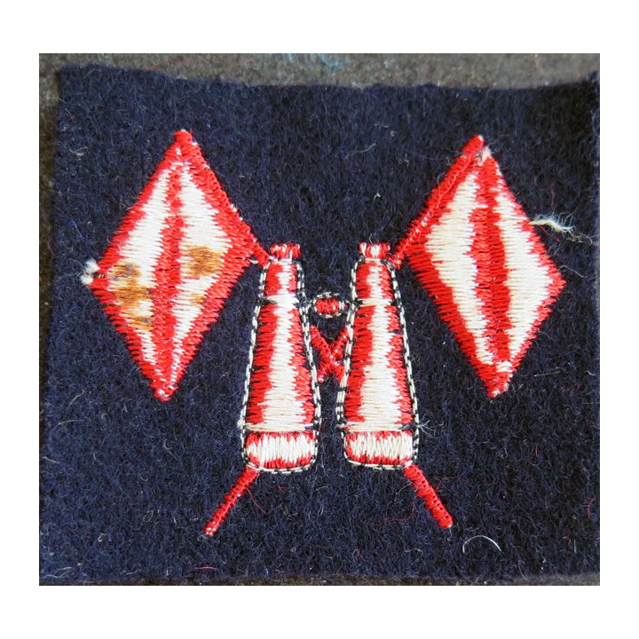 MARINE : Insigne patch écusson tissu de spécialité timonier navigateur