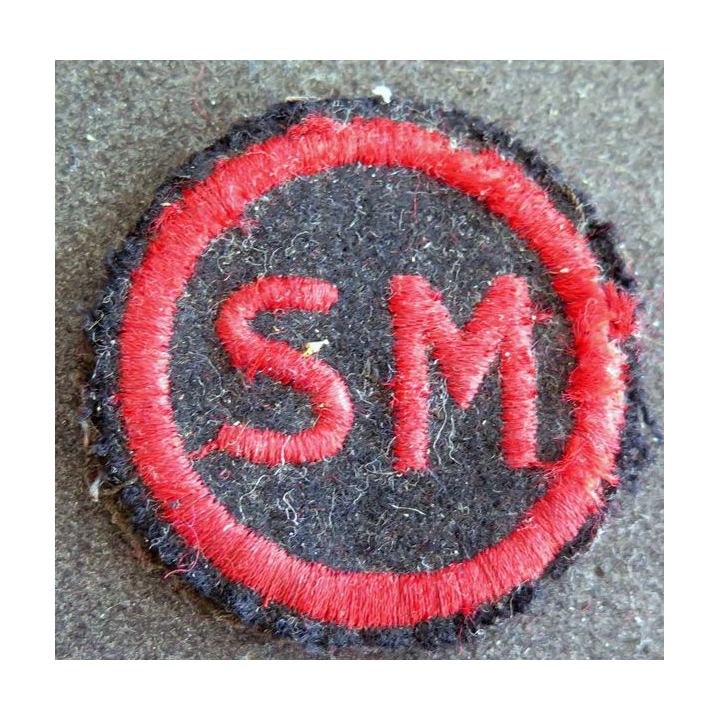 MARINE : Insigne patch écusson tissu de spécialité secrétaire militaire équipage