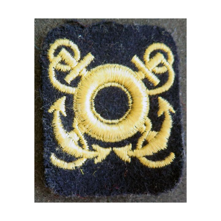 insigne tissu de brevet de spécialité de la marine en fils dorés