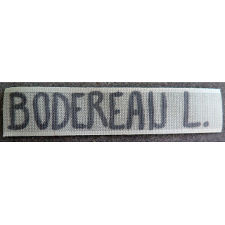 Bande patronymique au nom de Bordereau L