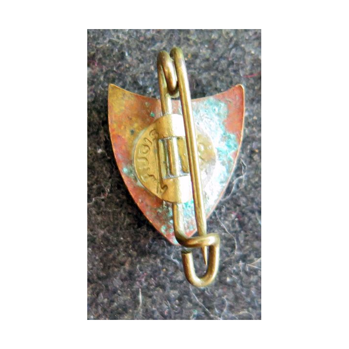 épinglette de la JOC jeunesse ouvrière chrétienne hauteur 1,3 cm
