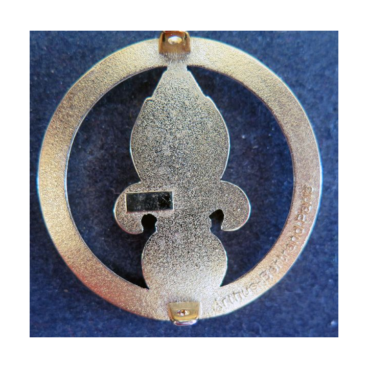 INSIGNE DE BÉRET : Insigne de béret de la légion étrangère de fabrication Arthus Bertrand Paris