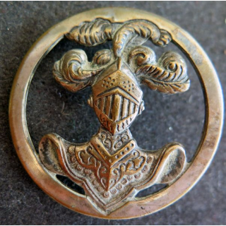 Insigne de béret de l'arme blindée cavalerie sans nom de fabricant