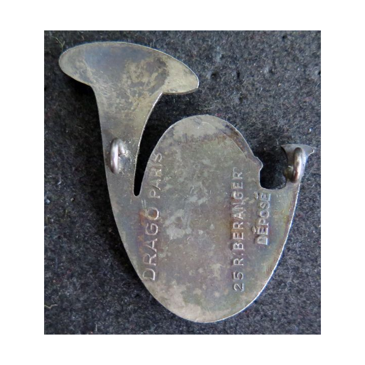2° 1/2 BCA, 144° RI, 21° BI  : insigne métallique de la 2° demi brigade de chasseurs alpins de fabrication Drago Béranger 