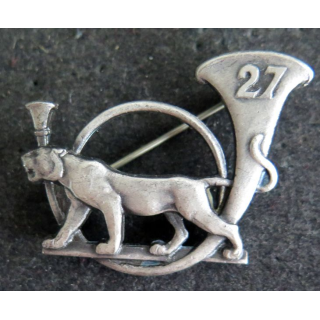 27° BCA : insigne métallique du 27° bataillon de chasseurs alpins Drago Paris