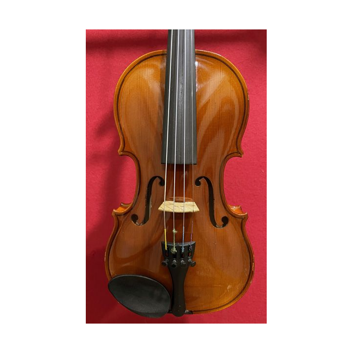 Petit Violon 1/4 n012 d'étude de fabrication tchèque révisé par luthier avec archet et étui