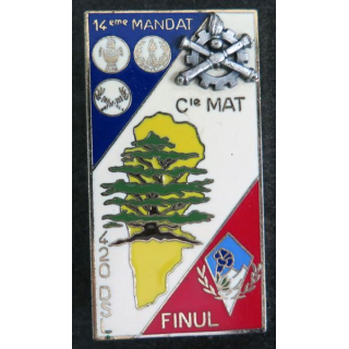 420° DSL : Insigne de la compagnie Matériel du 420° DSL 14° mandat FINUL Delsart