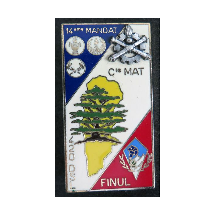 420° DSL : Insigne de la compagnie Matériel du 420° DSL 14° mandat FINUL Delsart