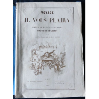 Voyage ou il vous plaira de Alfred de Musset et J.P. Stahl Maresq et Cie Editeurs 1853