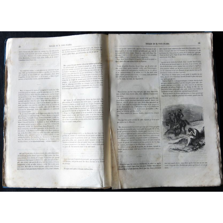 Voyage ou il vous plaira de Alfred de Musset et J.P. Stahl Maresq et Cie Editeurs 1853