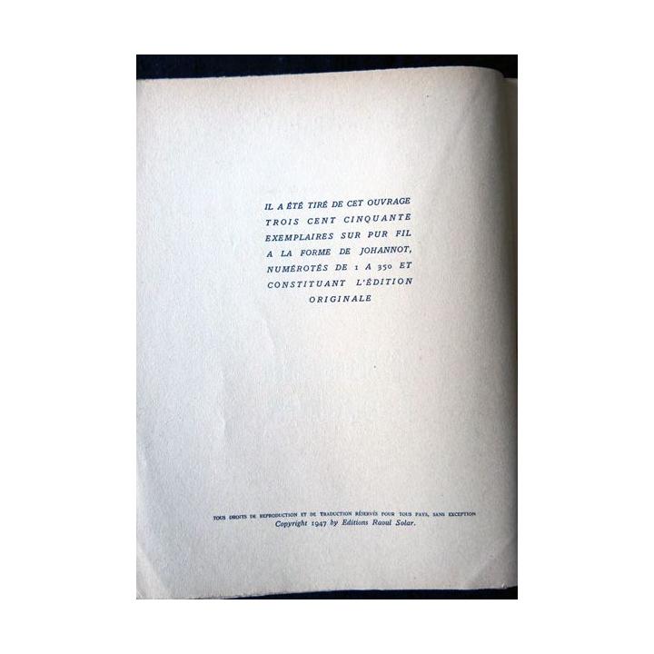 Souvenirs  - 2° Bueau Londres par le Colonel Passy aux Editions Raoul Solar Editeur