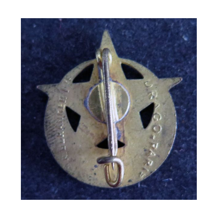 5° RTM : insigne de fourragère du 5° régiment des tirailleurs marocains Drago Béranger 25 mm