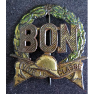 insigne métallique de conscrit Bon pour le service Vive la Classe 