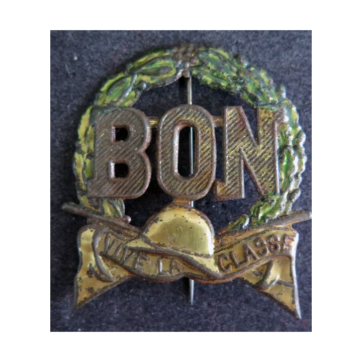 insigne métallique de conscrit Bon pour le service Vive la Classe 