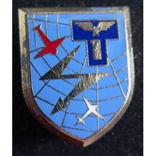 GTT 813 : insigne métallique du 813° groupe de transmissions tactiques Fribourg Delsart